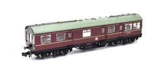 Graham Farish 374-875R 50ft Inspection Saloon in BR Maroon Livery - N Gauge - Pre-Owned