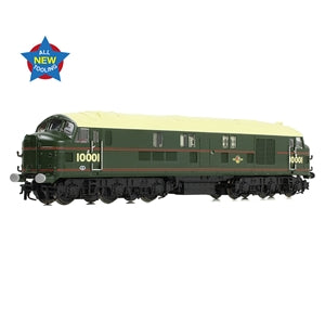 Graham Farish 372-917 LMS 10001 Diesel Locomotive in BR Lined Green Livery with Late Crest - N Gauge