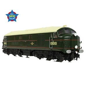 Graham Farish 372-917 LMS 10001 Diesel Locomotive in BR Lined Green Livery with Late Crest - N Gauge
