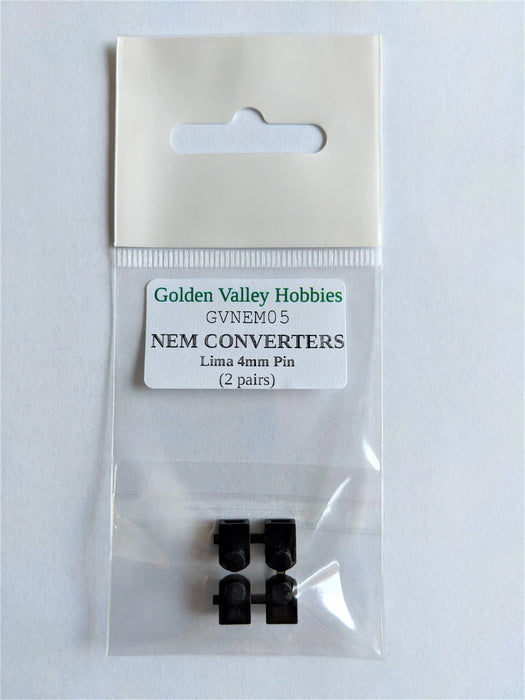 GVH GVNEM05 NEM Converters, Lima 4mm Pin (2prs)