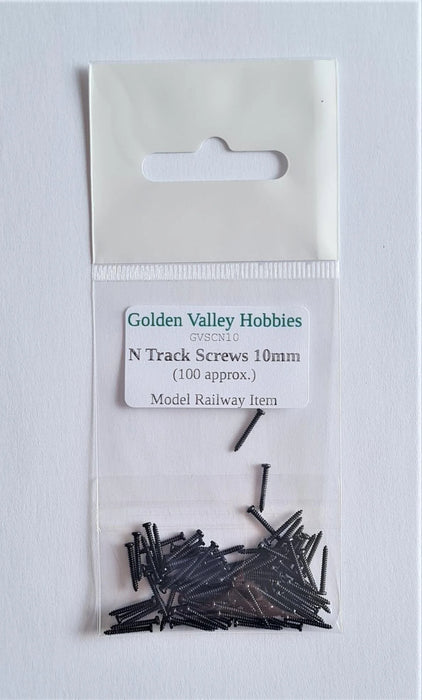 Golden Valley Hobbies GVSCN10  N Track Screws 10mm (100 approx)