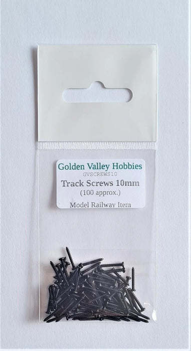 Golden Valley Hobbies GVSCREWS10 Track Screws 10mm (100 approx)