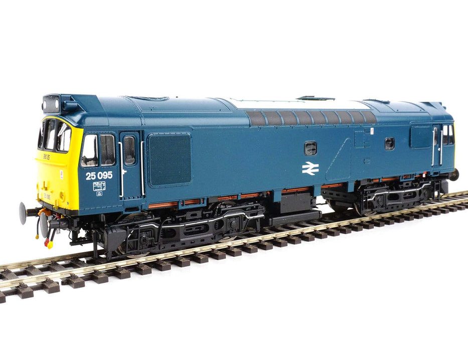 Heljan 2544 BR Rail Blue 25095 (Black Cab Windows) , OO Gauge