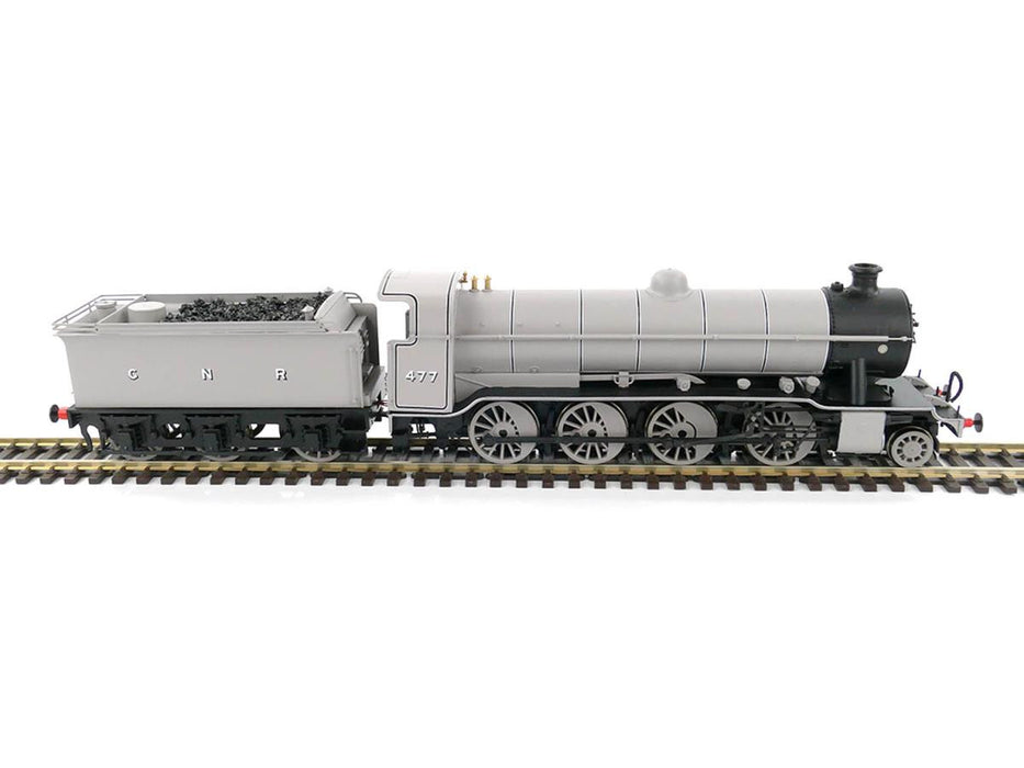 Heljan 3930 GNR Lined Grey O2/1 2-8-0 No.477 (GN High Cab /Tender) - OO Gauge