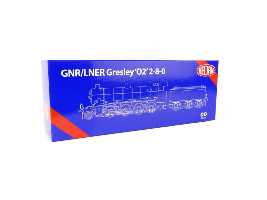 Heljan 3930 GNR Lined Grey O2/1 2-8-0 No.477 (GN High Cab /Tender) - OO Gauge