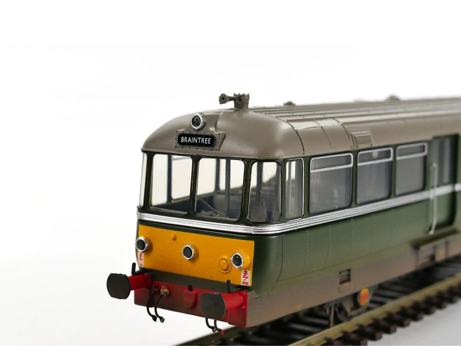 Heljan 8711 BR Green W & M Railbus E79960 (Small Yellow Panels) Weathered- OO Gauge