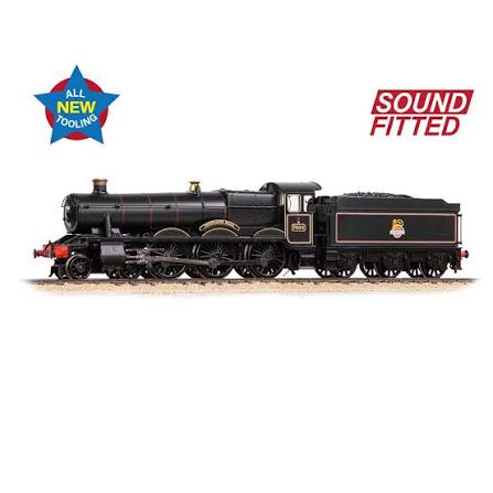 Graham Farish 372-451SF - GWR 6959 Modified Hall 7904 'Fountains Hall' BR Lined Black (Late Crest) - N Gauge