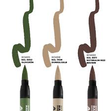 AK Real Colors Markers set - RCM108 - "AFV Camo Colours" - 3 pen set