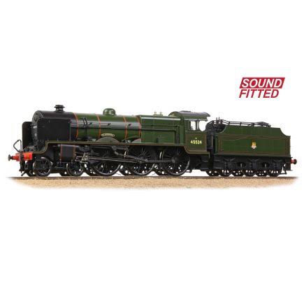Bachmann 31-214ASF  LMS Patriot 45524 BR Lined Green - Sound Fitted