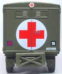 Oxford Diecast 76KG2002 Austin K2 Ambulance 51st Highland Division 1994, 1:76 Scale