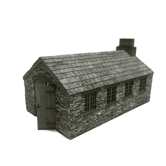 Scale Model Scenery KX088 Pearce's Machine Shop Laser Cut Kit- OO/HO Scale