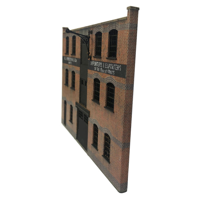 Scale Model Scenery KX091 Low-Relief Bonded Warehouse, Laser Cut Kit- OO/HO Scale