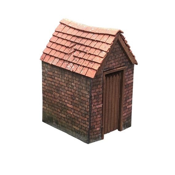 Scale Model Scenery KX096 Privy/Outhouse Laser Cut Kit- OO/HO Scale