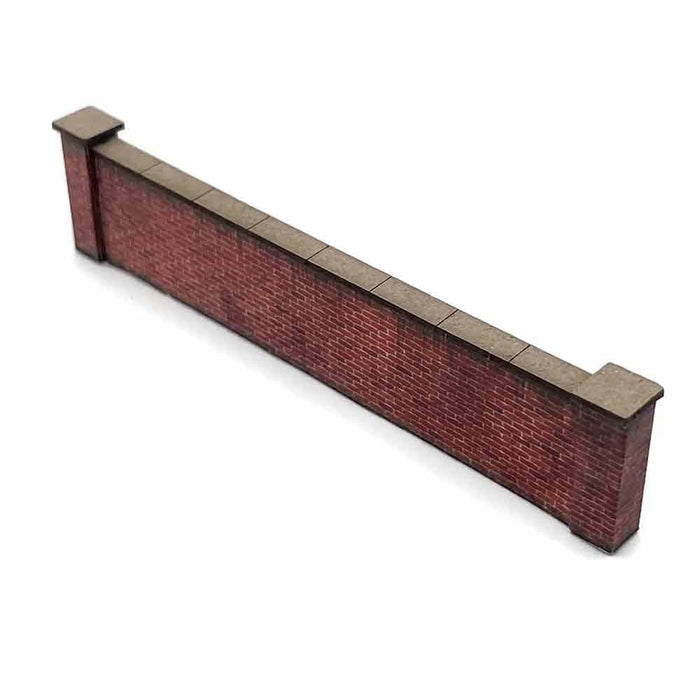 Scale Model Scenery KX107A Modular Wall - Victorian Red Brick Laser Cut Kit- OO/HO Scale