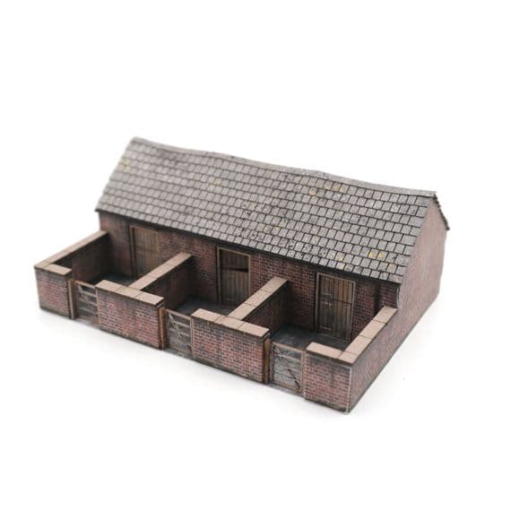 Scale Model Scenery KX113 Pigsty Laser Cut Kit- OO/HO Scale