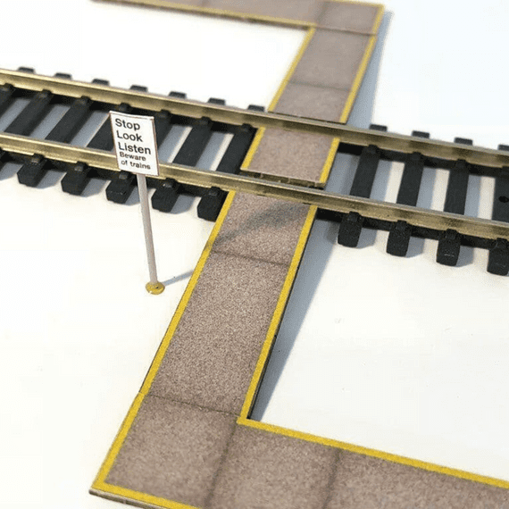 Scale Model Scenery LX051 Foot Crossing/Anti-Slip Walkway, Laser Cut Kit- OO/HO Scale