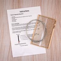 Scale Model Scenery LX056 4FT Post & Wire Fencing, Laser Cut Kit- OO/HO Scale