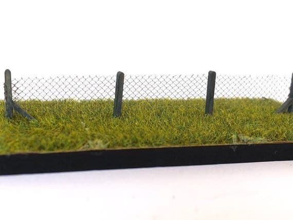 Scale Model Scenery LX183 3ft Chainlink Fence, Laser Cut Kit- OO/HO Scale