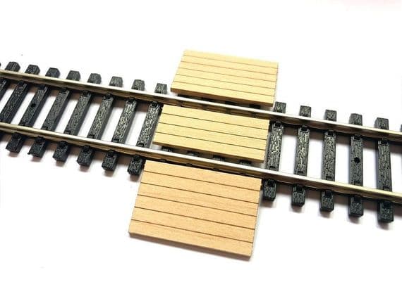 Scale Model Scenery LX186 New Timber Barrow Crossing, Laser Cut Kit- OO/HO Scale