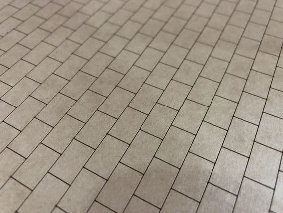 Scale Model Scenery LX232 3ft x 2ft Paving Slabs - OO/HO Scale