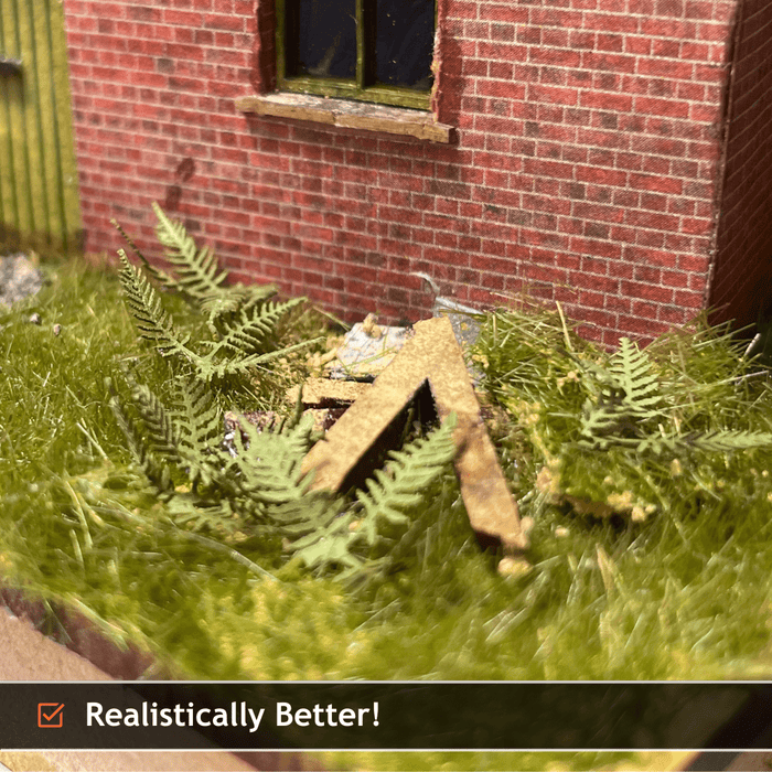 Scale Model Scenery LX432 Summer Bracken/Fern, Laser Cut Kit- OO/HO Scale