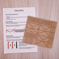 Scale Model Scenery LX459 Five Bar Gates, Laser Cut Kit- OO/HO Scale