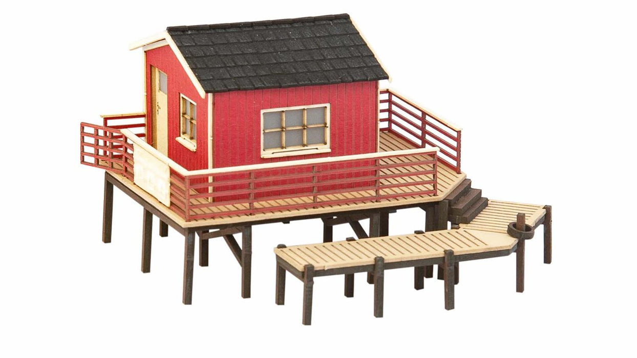 Noch 14259 Boat Hire Kiosk Laser Cut Minis, HO/OO Gauge