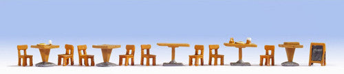 Noch 14822 Restaurant Furniture (OO/HO Scale)