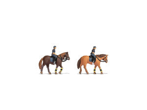 Noch 15078 German Mounted Police (2) Figure Set - HO/OO Gauge