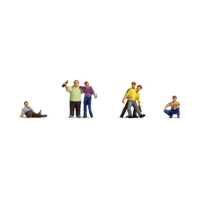 Noch 15559 Drunk People Figure Set - OO/HO Gauge