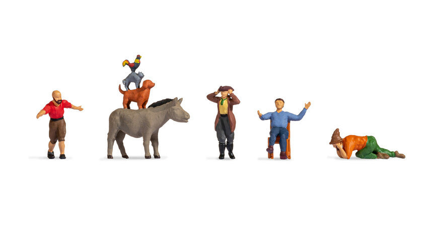 Noch 15806 The Bremen Town Musicians FairyTale Figure Set - OO / HO Scale