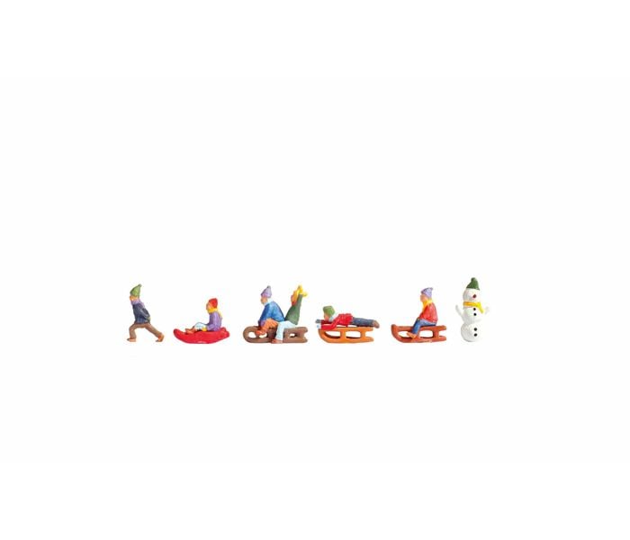 Noch 15819 Children In Snow Figure Set - HO/OO Gauge