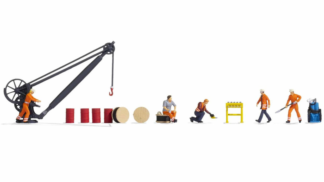 Noch 16270 Engine Shed Themed Figure Set - OO Gauge