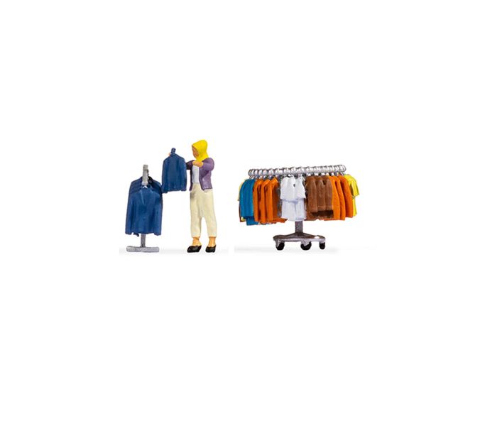 Noch 16509 Clothes Shopping Tiny Scenes- OO/HO Gauge
