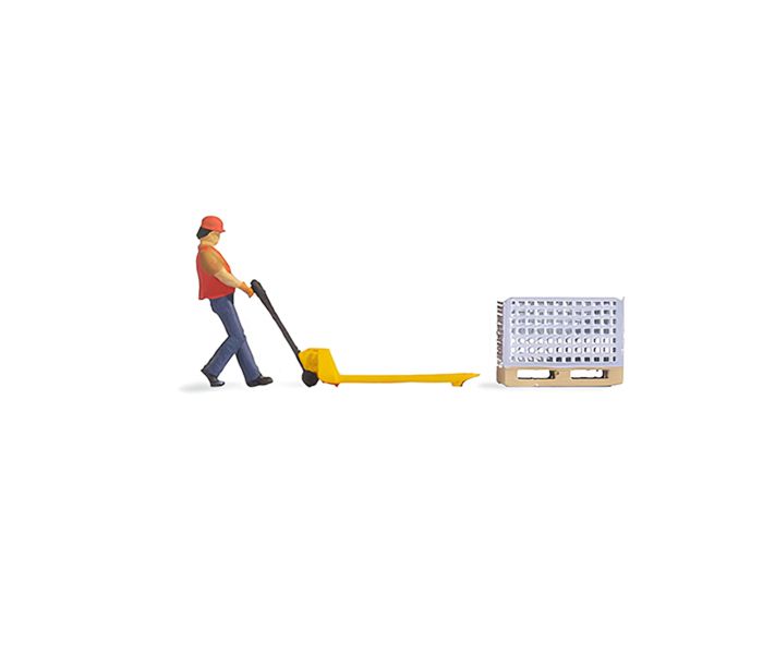 Noch 16525 Warehousing Pallet Truck Tiny Scenes- OO/HO Gauge