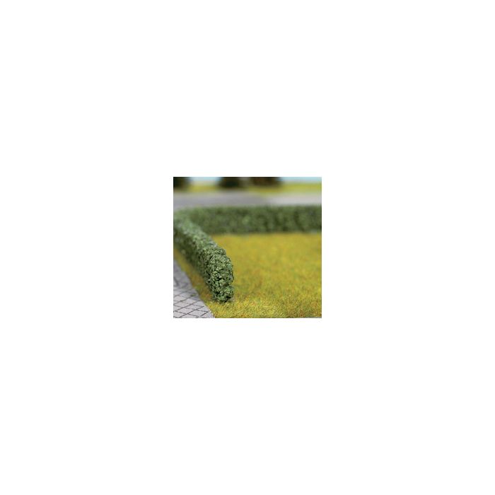 Noch 21514 Dark Green Model Hedges 5cm x 1.5cm x 0.8cm (2 lengths per pack) - Suitable for Gauges N to OO