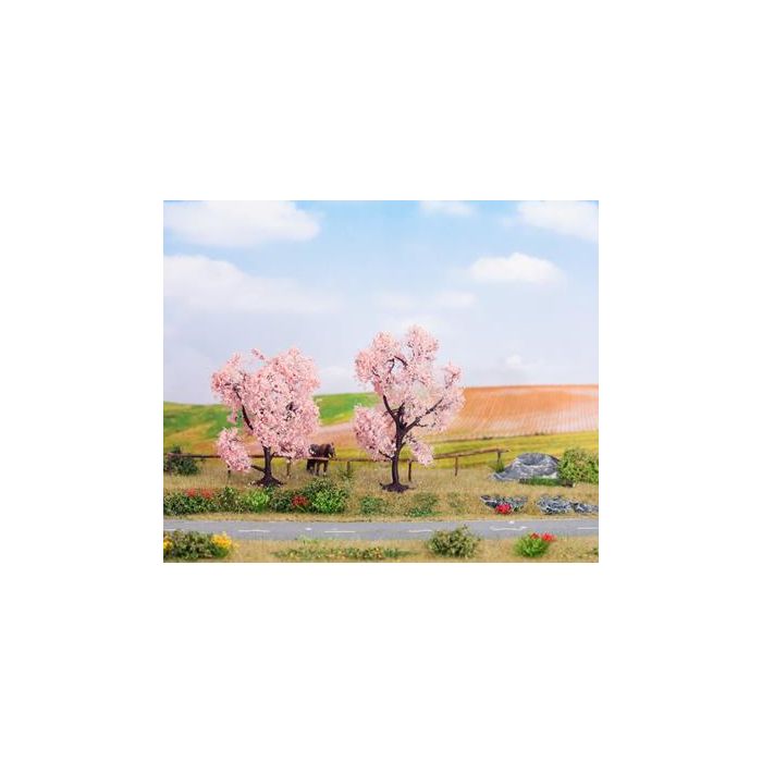Noch 21996 Almond Trees - 3.2/3.5in high - HO/TT/N