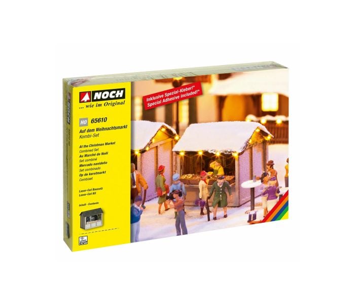 Nich 65610 At The Christmas Market Set - HO/OO Gauge