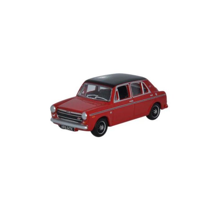 Oxford Diecast 76AUS002 Austin 1300 Flame Red - OO Scale