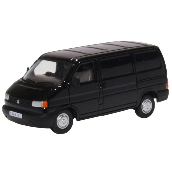 Oxford Diecast 76T4004 VW T4 Van Black 1:76 (OO Scale)