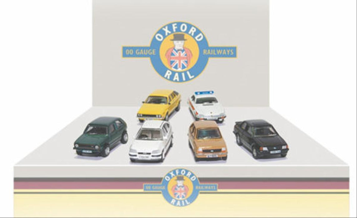 Oxford Rail OR76CPK004 Carflat Pack 1990s Cars, Set of 4, 1;76 Scale