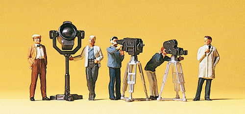 Preiser 10062 Film Crew, 1:87 Scale, HO Scale