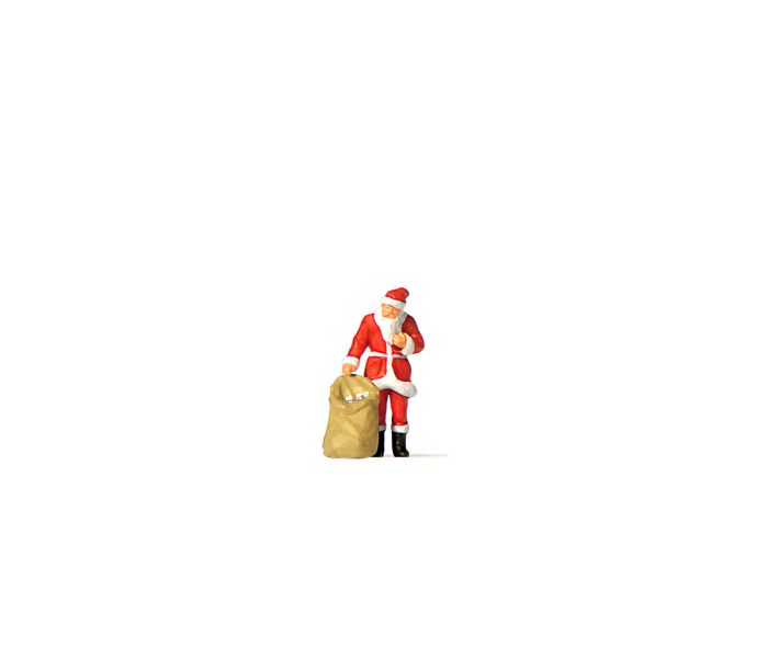 Preiser 29027 Santa Claus With Sack Of Gifts  - HO/OO Gauge
