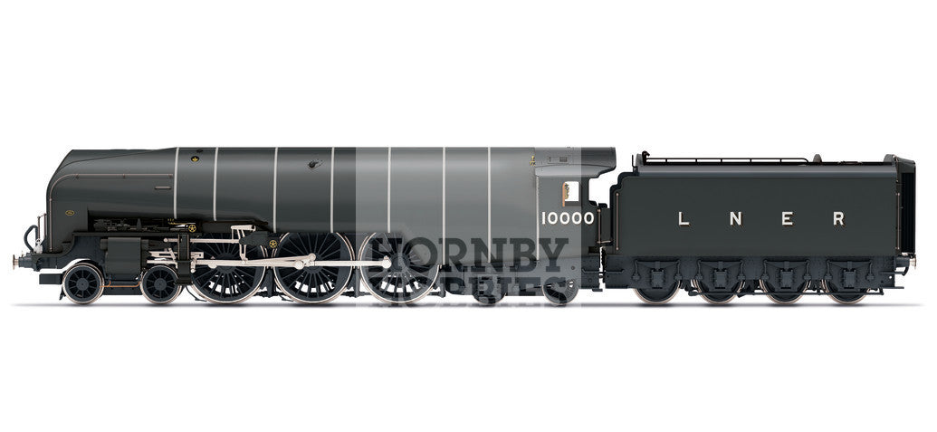 Hornby R30126 LNER Class W1 4-6-4 No.10000, Steam Locomotive - OO Gauge