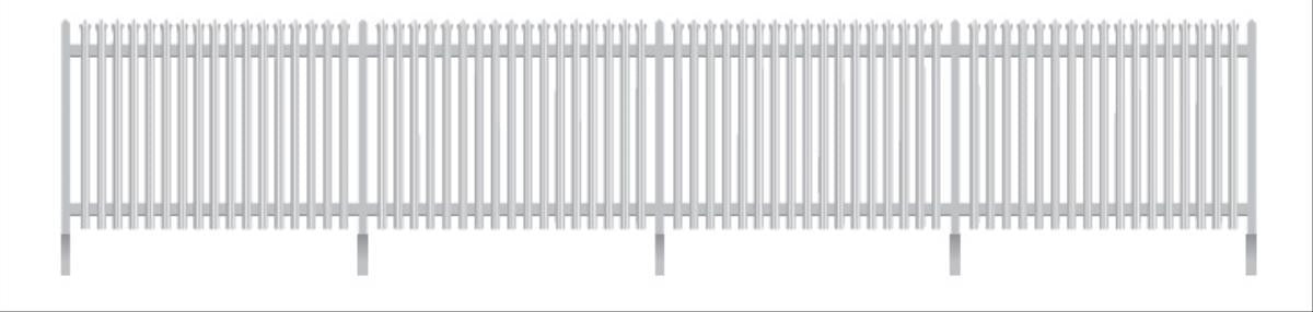 Ratio 281 Modern Palisade Fencing, N gauge