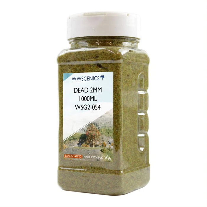 WWScenics WSG6-054 6mm Dead Static Grass 1000ML