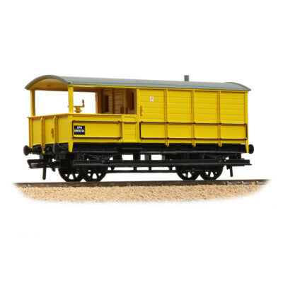 Bachmann 33-311A 20 Ton Toad Brake Van BR Dept Yellow - OO Gauge