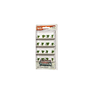 All Game Terrain G6632 Dark Green Shrubs 20pc