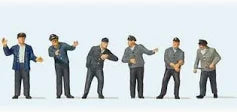 Preiser 10717 Loco Drivers Figure Set - OO/HO Scale