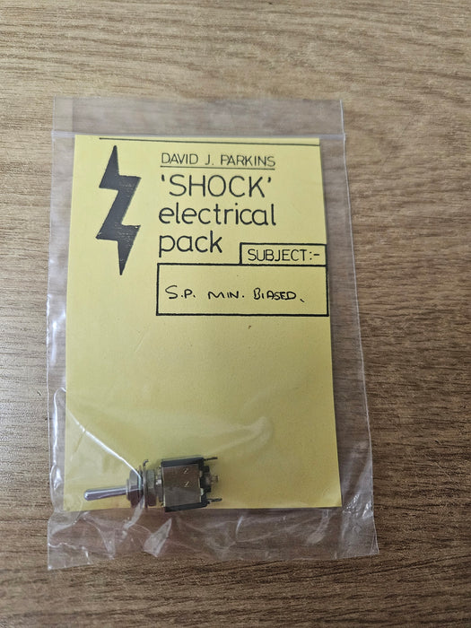 David J Parkins 'Shock' Electrical Pack - Single Pole Miniature Biased Switch